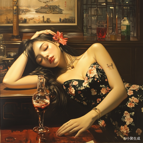 醉酒校花江洛菡的夜晚沉思