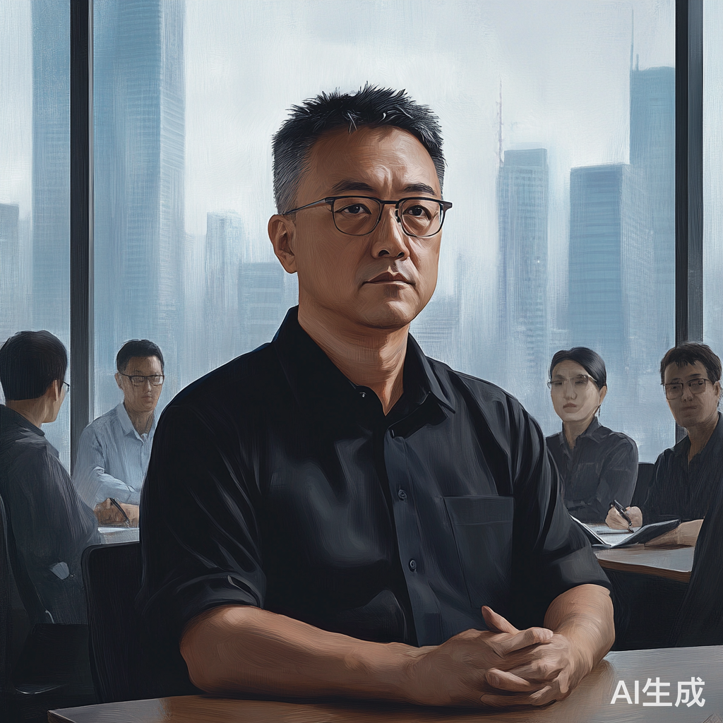 广州市中心AI公益传播讲座中年男子主讲