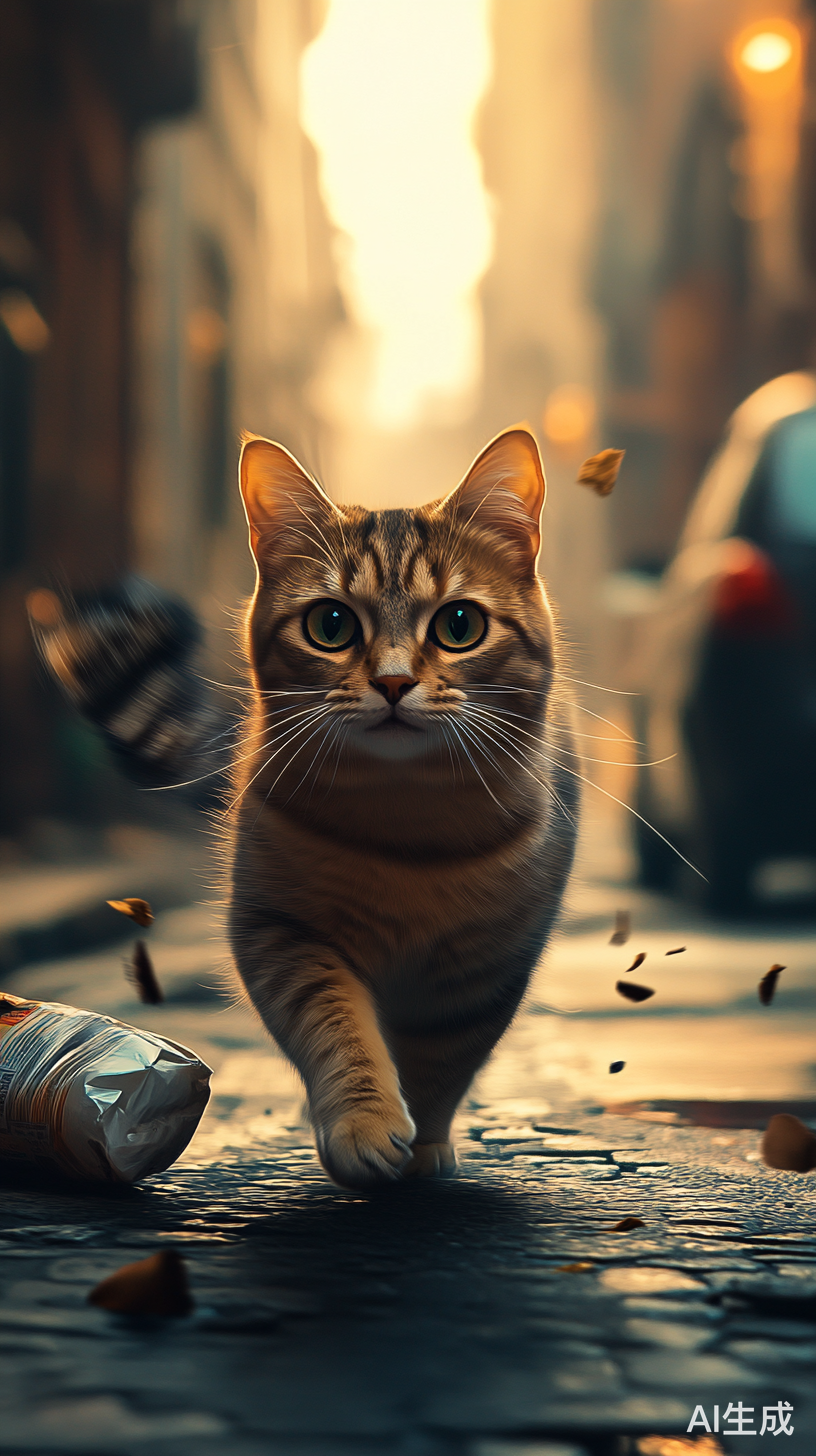 猫咪被车撞的紧急时刻