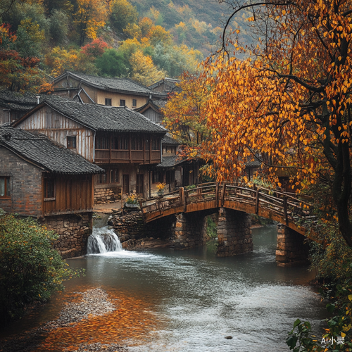 初秋村庄漫游梦魇与未见春花的心灵旅程