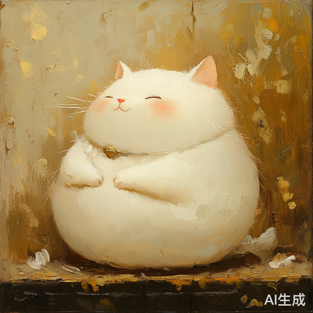 胖胖的小猫的可爱生活