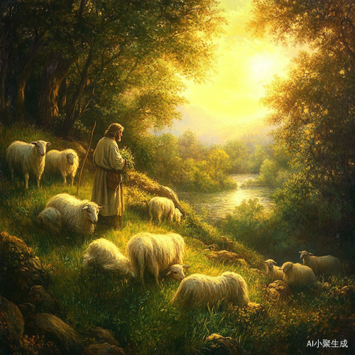 耶和华是我的牧者我必不缺乏在青草地安息