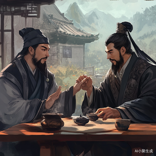 刘备与张飞对话畅谈抱负时刻