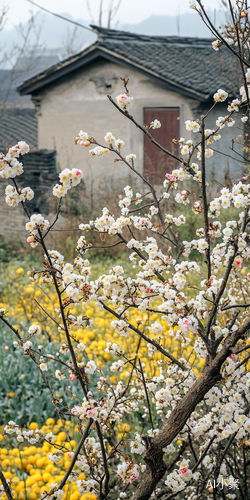 Early Summer Countryside in Southern China with Ripe Fruits and Blooming Gardens