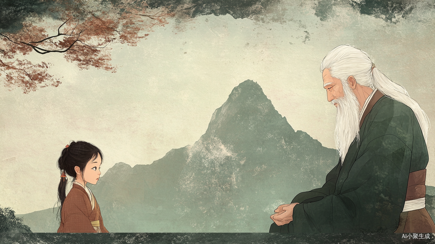 白发师父与小姑娘弟子的山中对话
