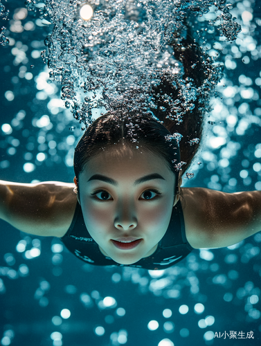 中国女子跳水运动员力量与优雅的完美结合