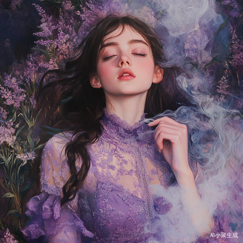 柳如烟的紫色衣服