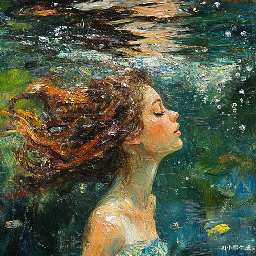 水下的女孩
