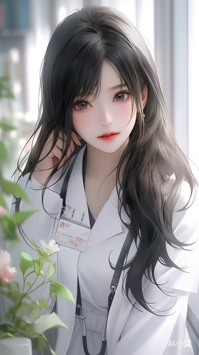 绝美少女泪光下的超清4K半身照唯美画作