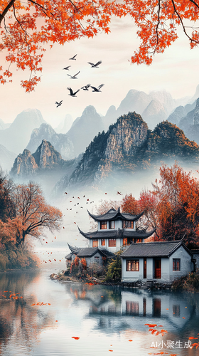 秋天的气息与山水间的陈家玲