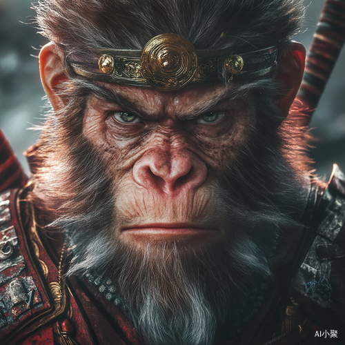 Wukong Close Up Surreal Art Photography in 8K