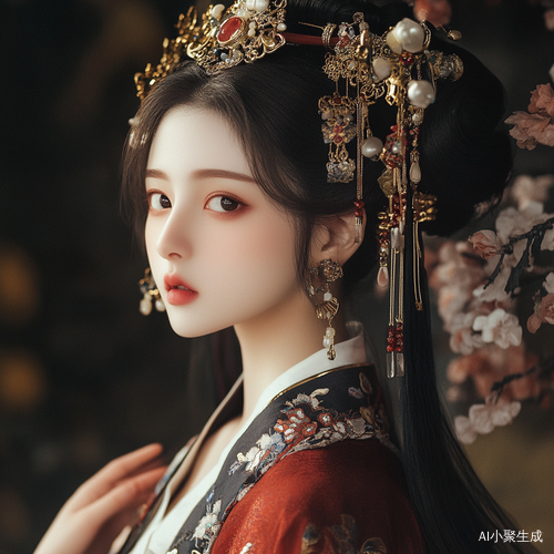 清朝格格华丽美人清冷气质全身衣服