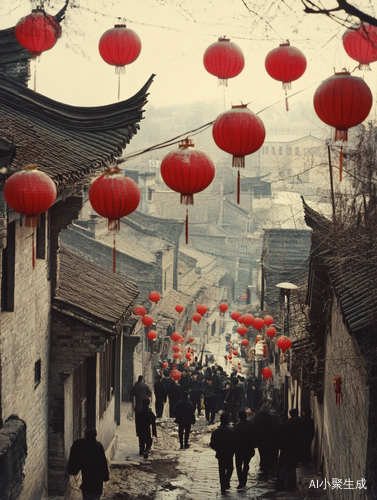 80年代热闹真实的过年场景与老房子