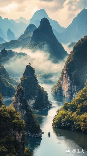 山川如画的仙境自然诗篇