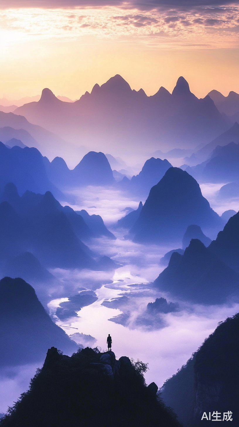 山水如画自然之美的诗篇