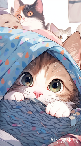 可爱蓝眼布偶猫躺在柔软垫子上