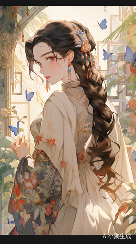 古风美女展示独特魅力与风情