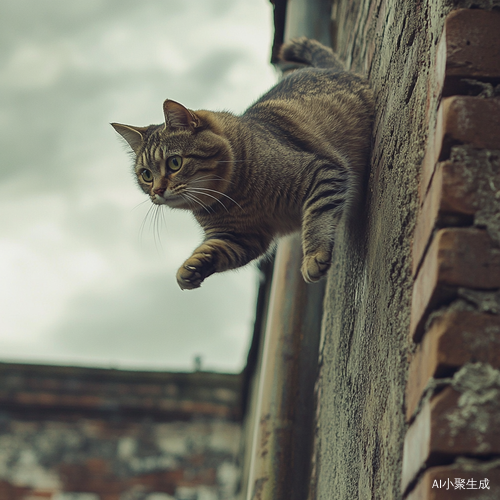 一只绝望猫猫的跳楼念头