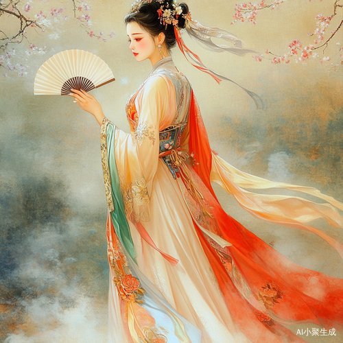 清冷出尘的古风神女美丽与霸气并存