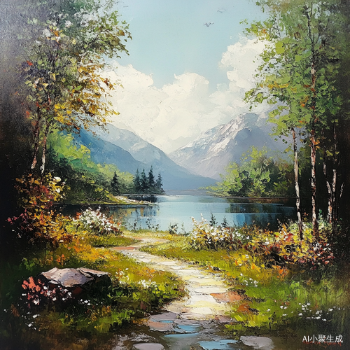 美丽风景画的自然魅力