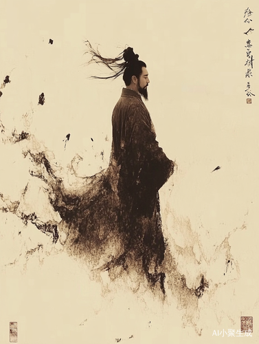 Zhang Daqian Essence Minimalist Portrait Artistic Representation