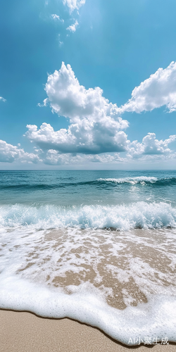 夏日海边治愈心灵的自然魅力
