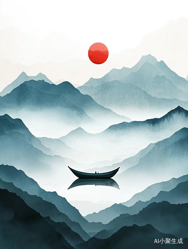 轻舟穿越万重山峦的旅程