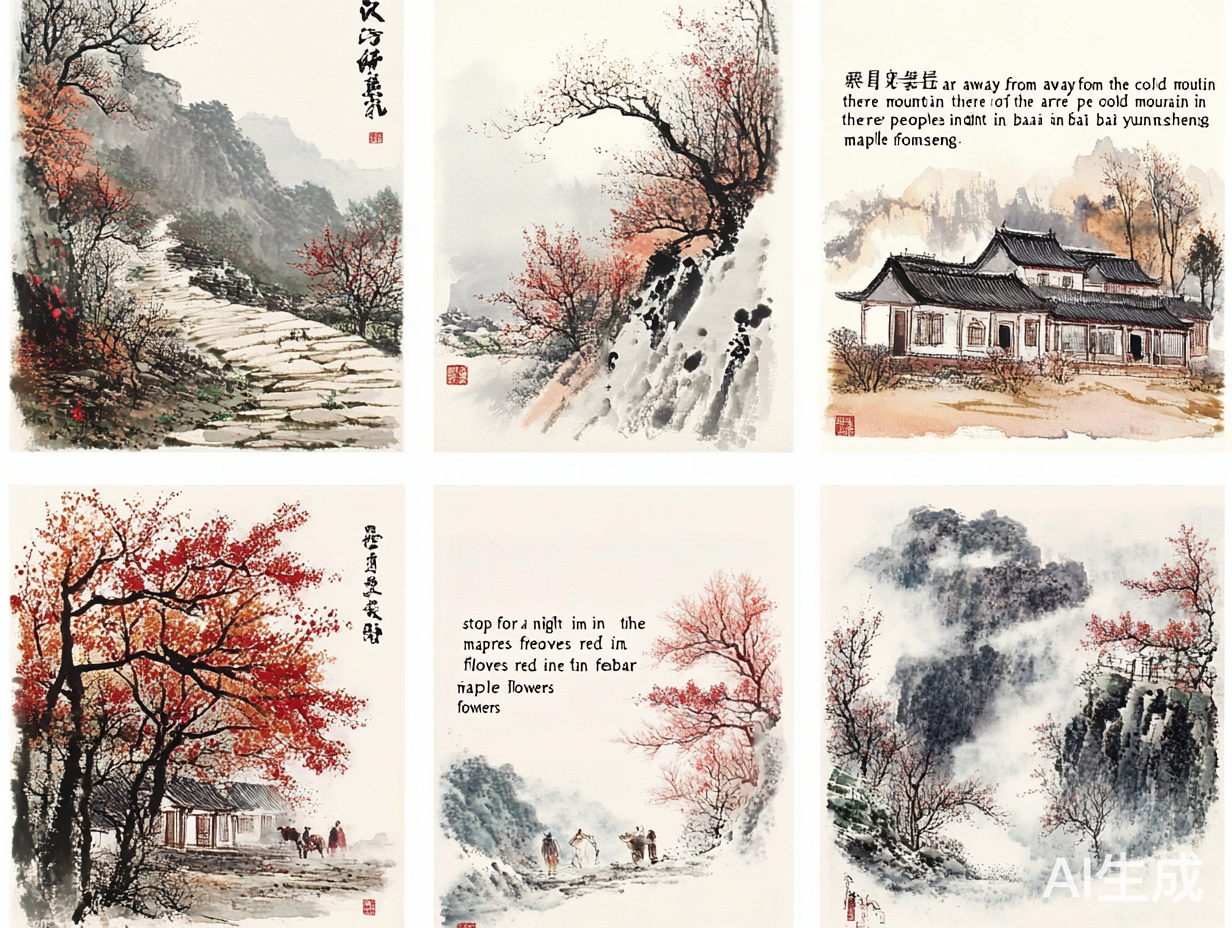 山行诗意展现美丽自然和人文景观