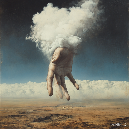 神的手指向荒废大地的奇异景象