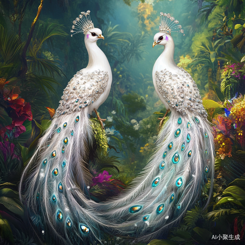 华丽中极乐鸟与奢华热带雨林的奇妙交汇