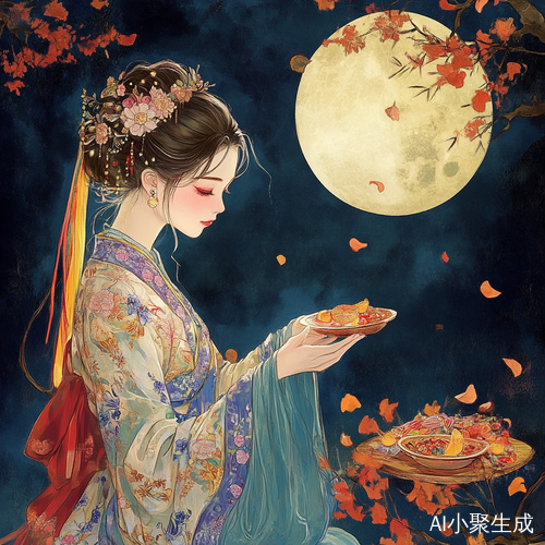 祝福传递中秋快乐的团圆时刻