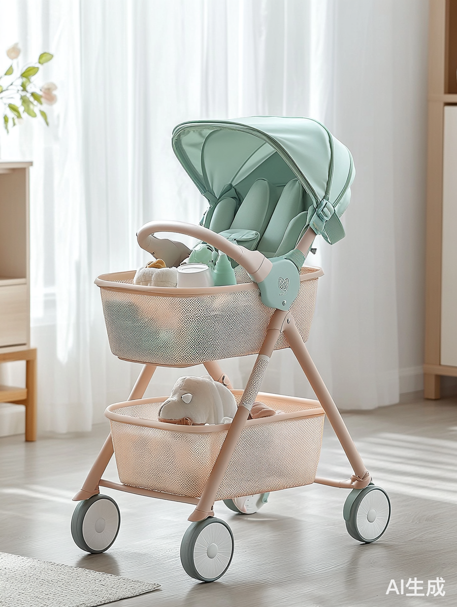 多功能透气小推车高性价比置物架丰盈生活空间