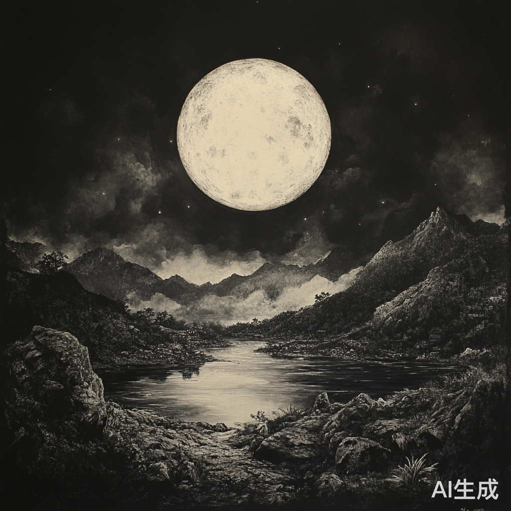 古朗月行探寻古诗中的月亮意象