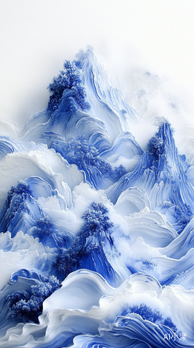 Tranquil Landscapes of Blue and White Porcelain in Elegant Patterns