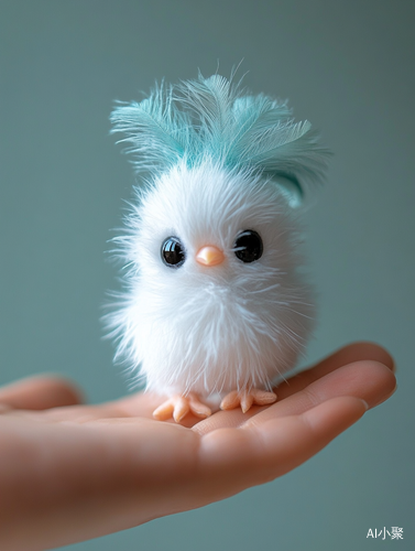 Macro Photography of Mini Peacock on Human Hand Adorable Features