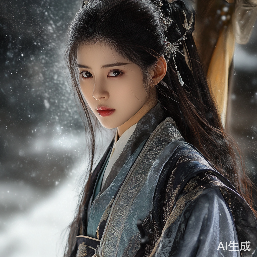 射雕英雄传中的美丽女侠黄蓉与郭靖的爱情