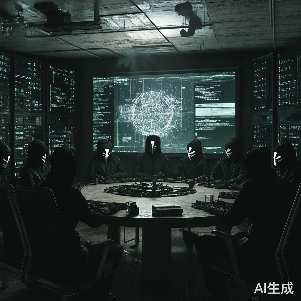 城市地下隐蔽房间的神秘集会