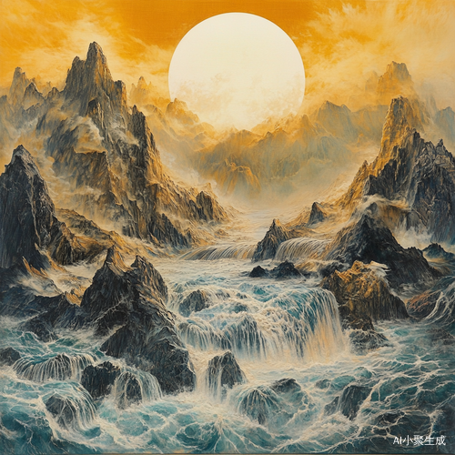 白日依山尽黄河入海流更上一层楼