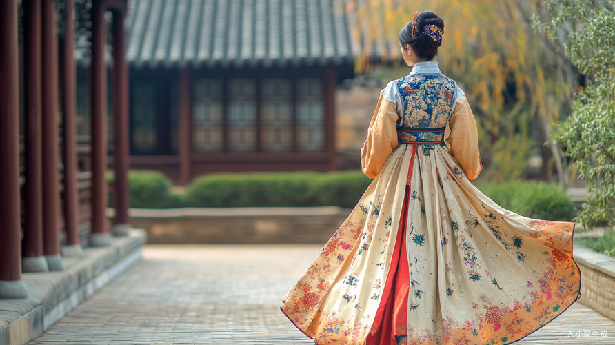 纳西族主题的时尚服装效果图展示民族与现代结合