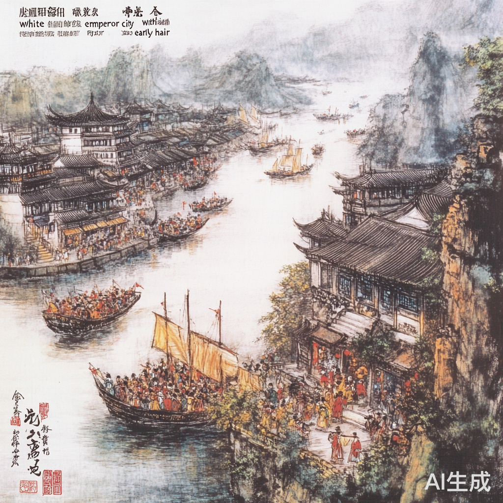 李白早发白帝城诗作的激情与豪情解读