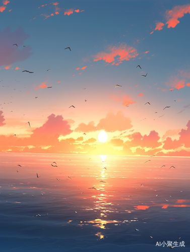 海上的日出美景