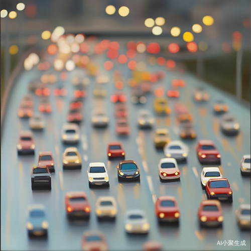 高速公路堵车情况图片