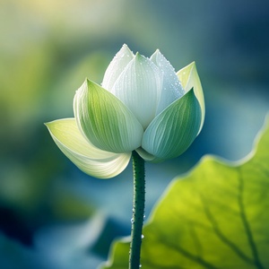 莲花水面特写鲜艳细节微距摄影