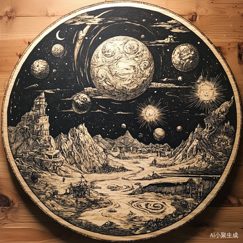描绘无垠宇宙的艺术创作