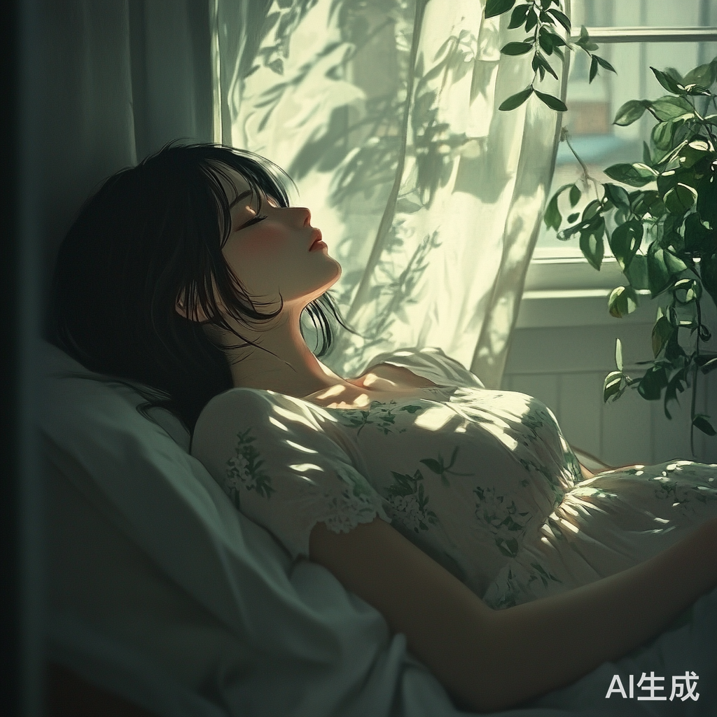 阳光洒进房间女主角期待的一天开始了