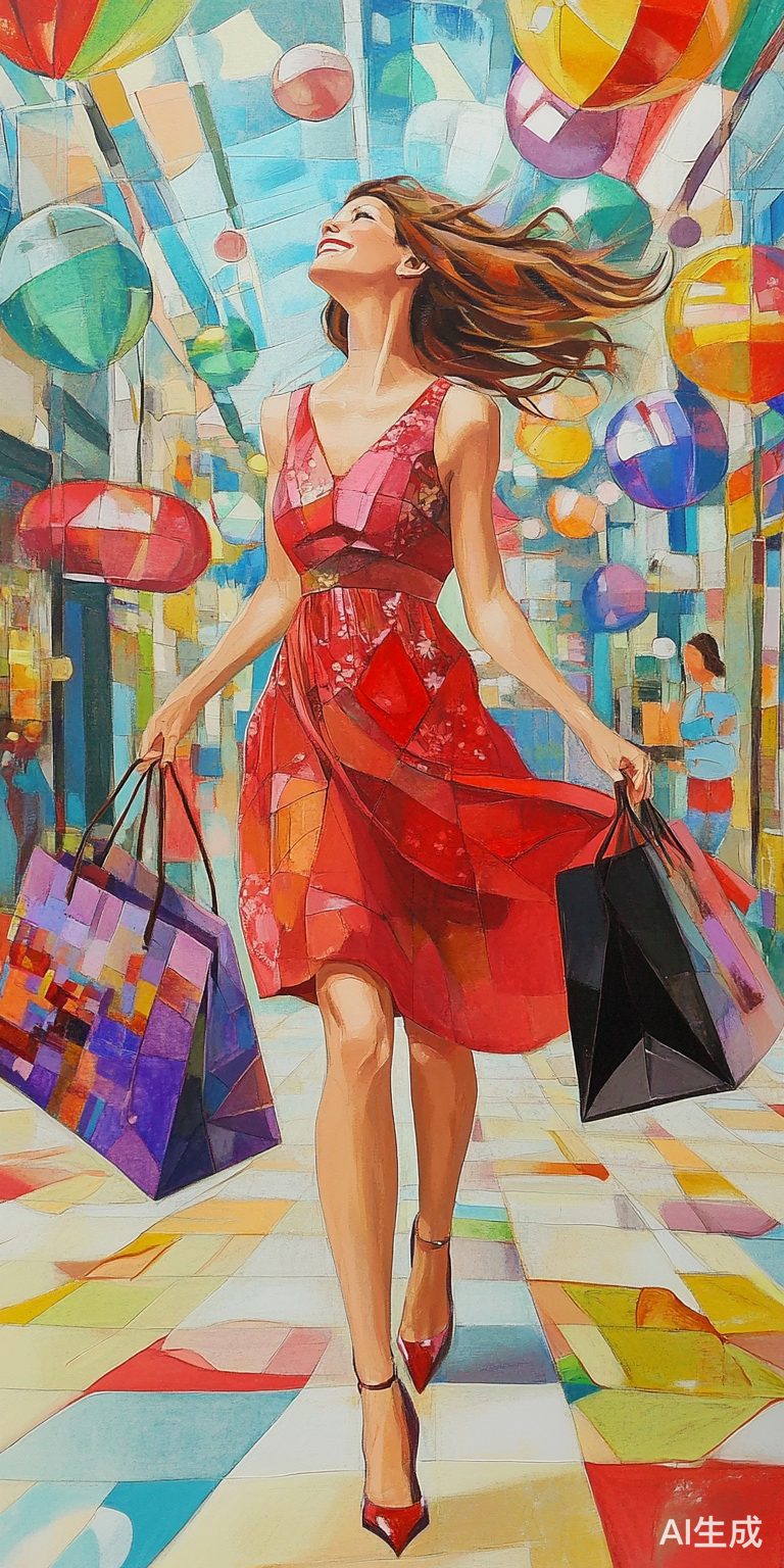 愉快的购物体验带来的欢乐与乐趣