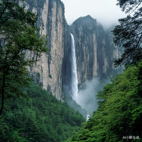 中国美丽的高山流水与自然景观