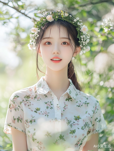 夏季风格女孩模特穿着蕾丝衬衫和瑜伽裤