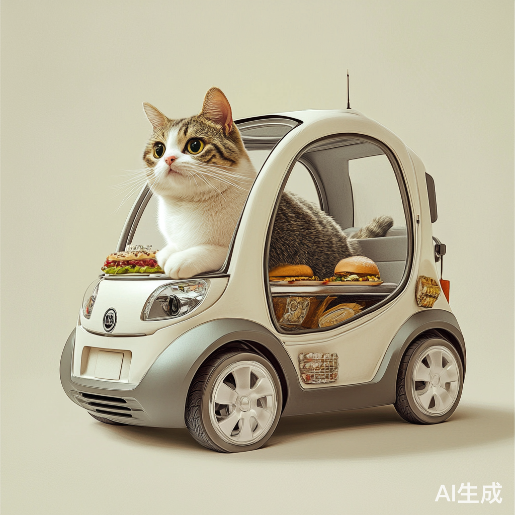 猫骑电动车送外卖的奇妙冒险