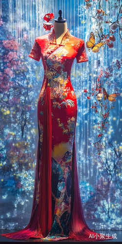梦幻国风旗袍展现现代与传统之美